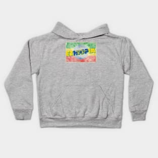 Ethiopia Vintage style retro souvenir Kids Hoodie